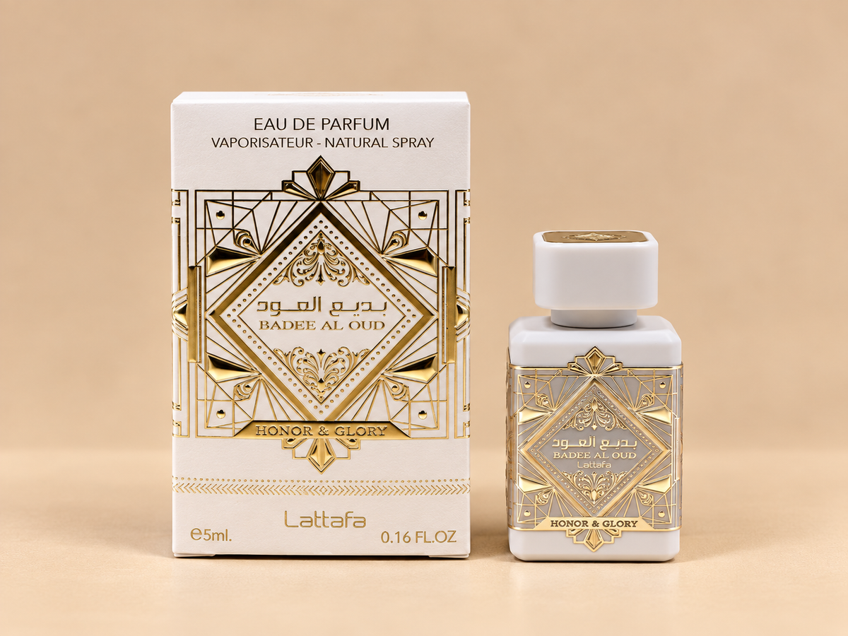 Bade’e Al Oud Honor & Glory Lattafa Mini 5 ml – Eau de Parfum