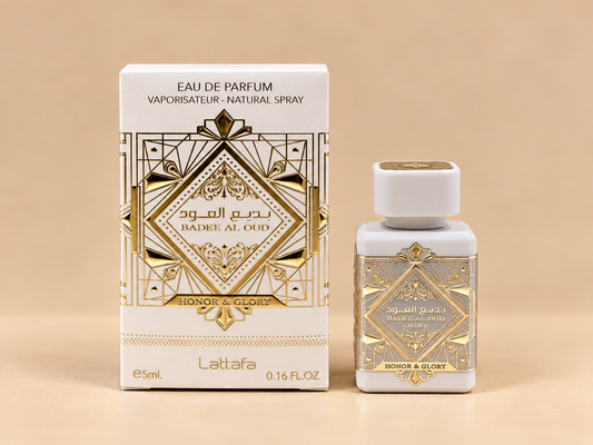 Bade’e Al Oud Honor & Glory Lattafa Mini 5 ml – Eau de Parfum