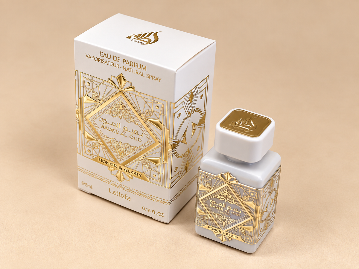 Bade’e Al Oud Honor & Glory Lattafa Mini 5 ml – Eau de Parfum