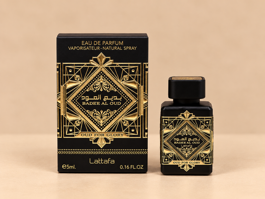Bade’e Al Oud Oud for Glory Lattafa Mini 5 ml – Eau de Parfum