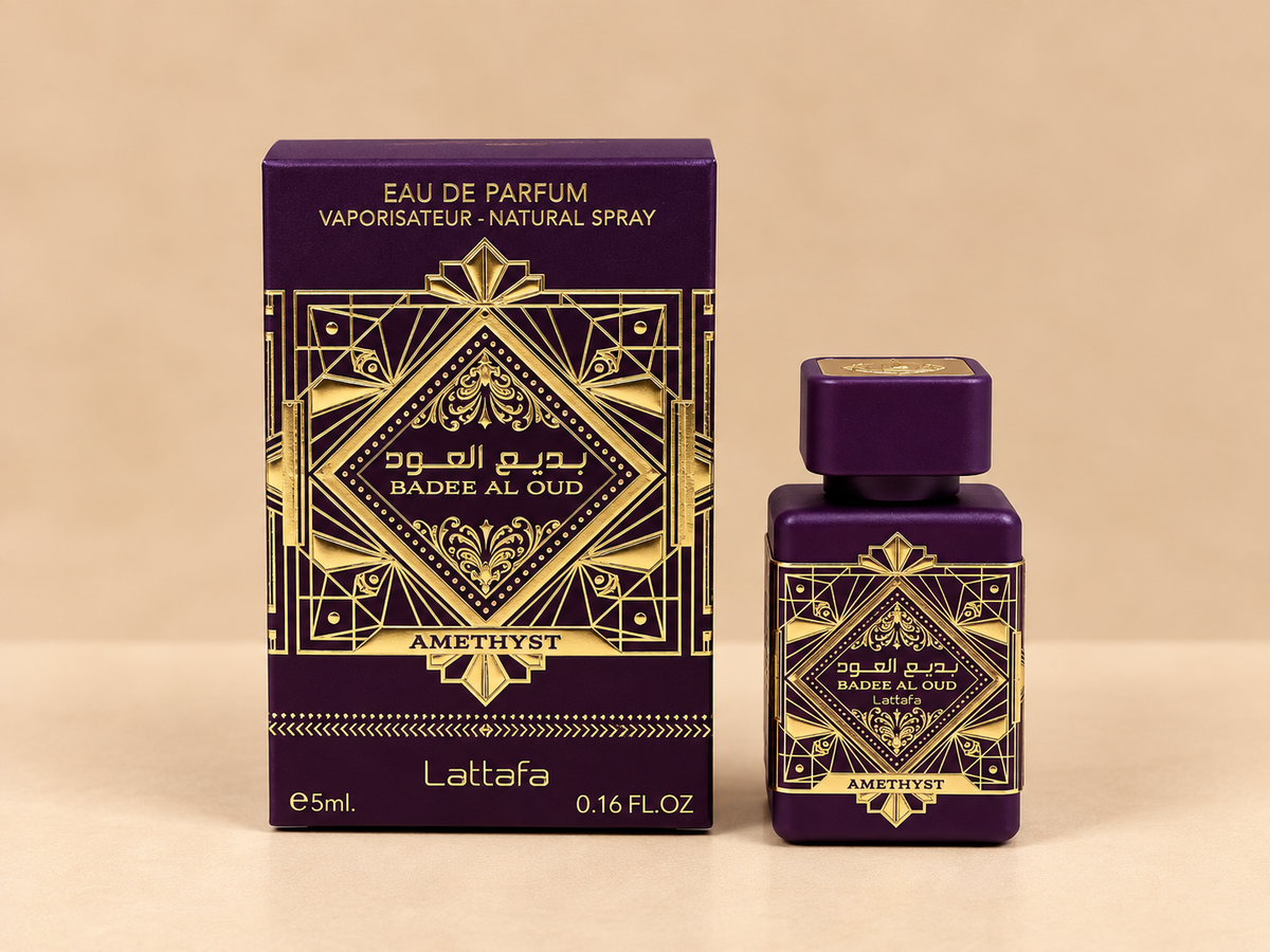 Bade’e Al Oud Amethyst Lattafa Mini 5 ml – Eau de Parfum