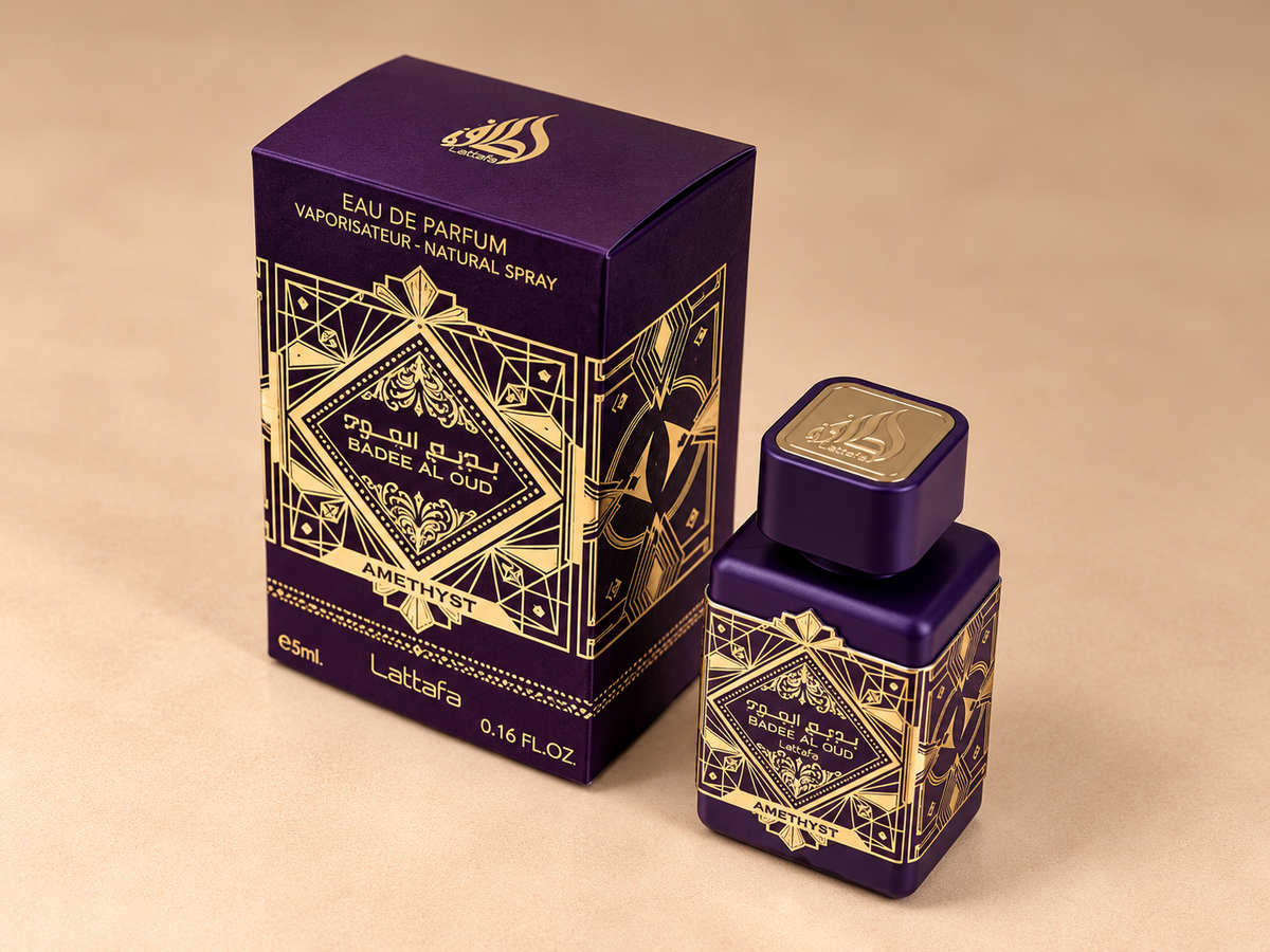 Bade’e Al Oud Amethyst Lattafa Mini 5 ml – Eau de Parfum