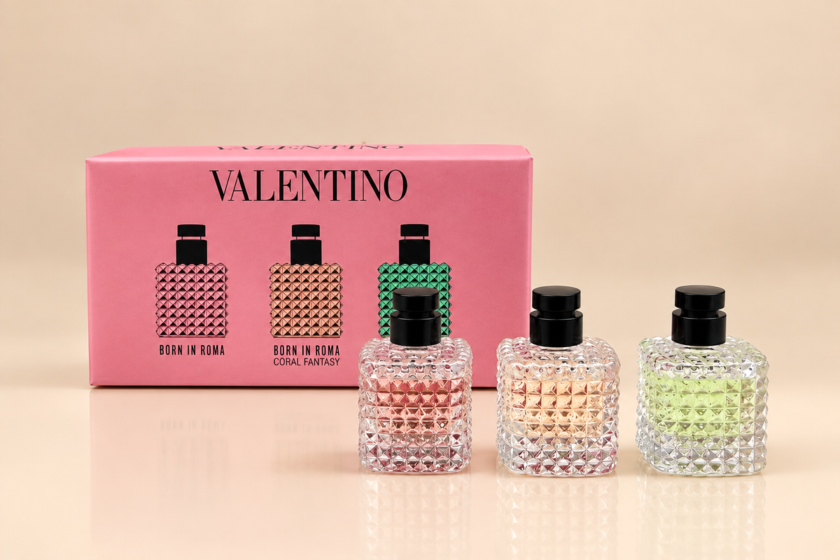 Set Valentino Born in Roma Mini Perfumes x3