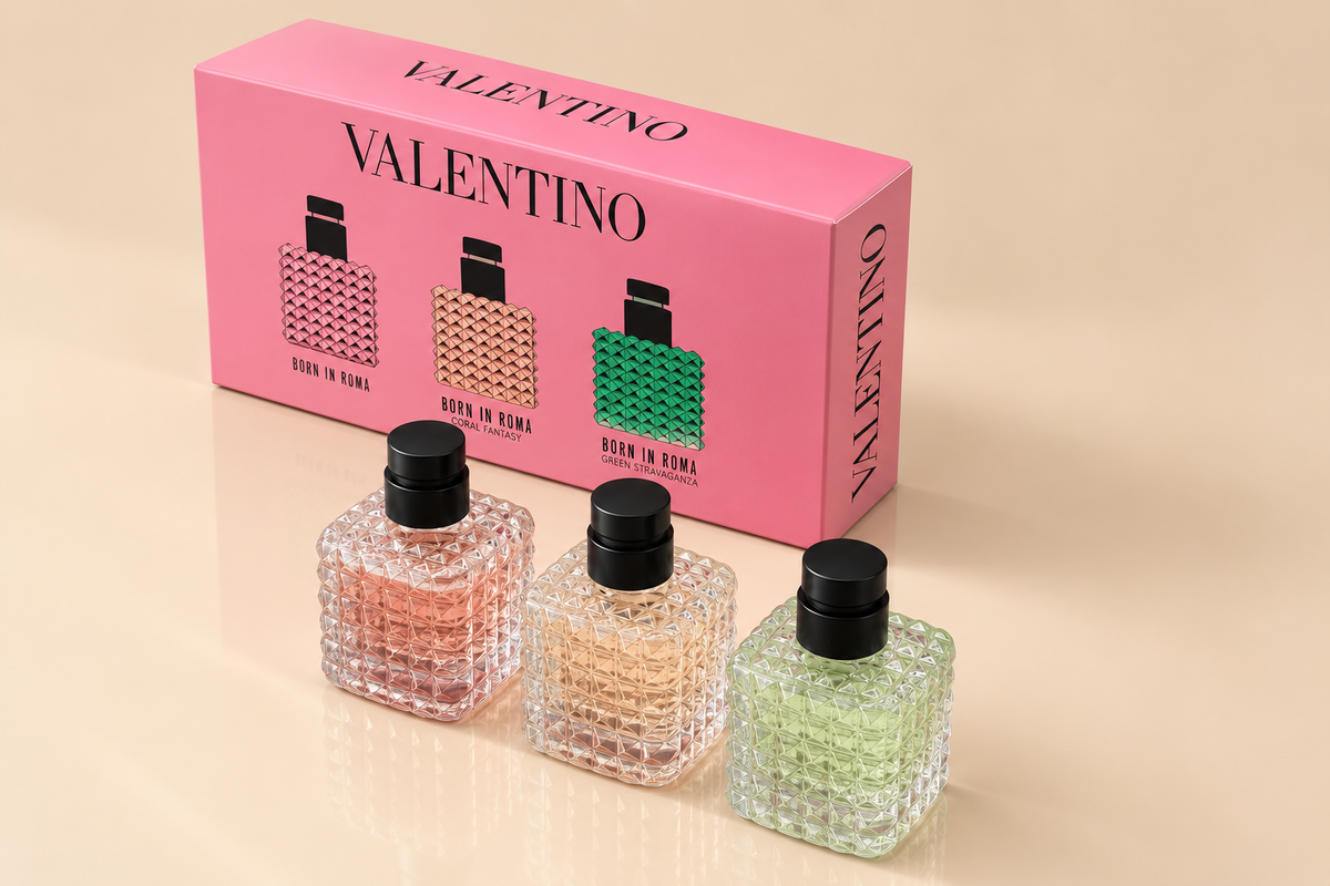 Set Valentino Born in Roma Mini Perfumes x3