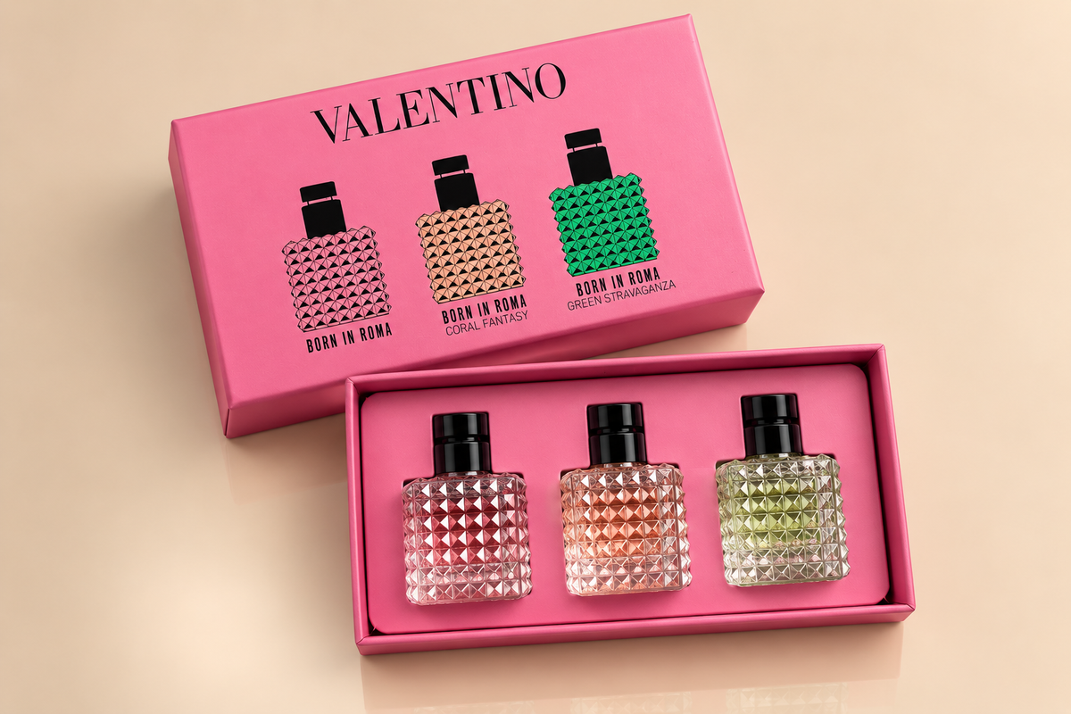 Set Valentino Born in Roma Mini Perfumes x3